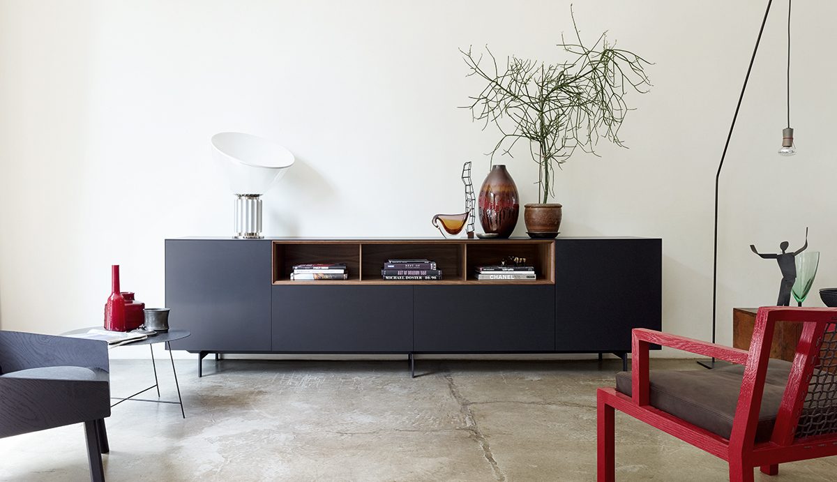 home - piure creating living space - sideboard nex line regal flex
